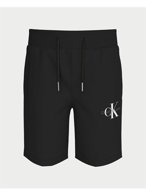 Pantaloncini tuta Calvin Klein taglio relaxed bambino CALVIN KLEIN | IU0IU00578BEH